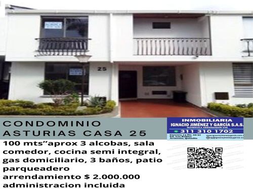 Condominio Asturias casa 25
